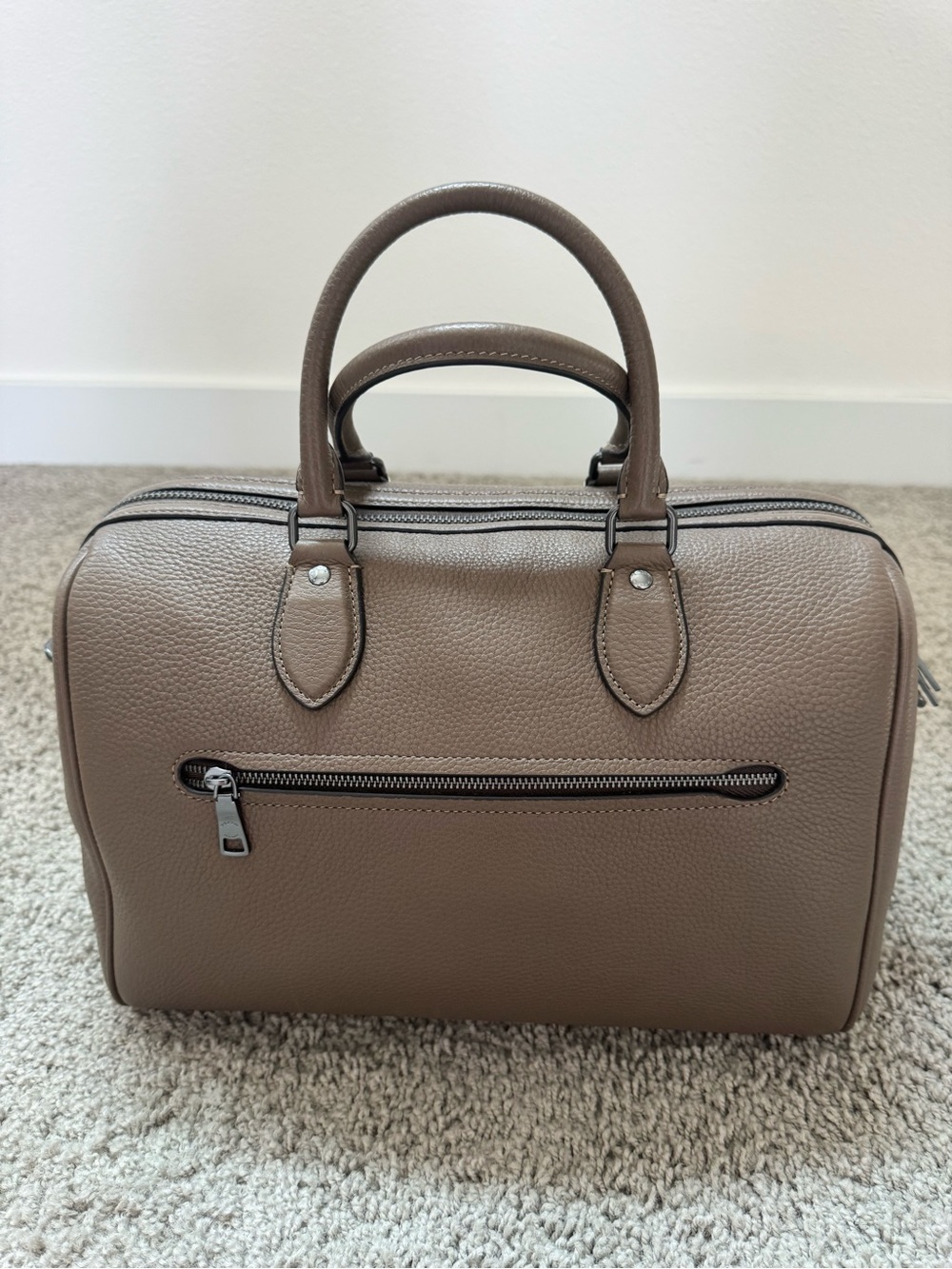 COACH Large Rowan in the color Stone - Picture 2 of 6